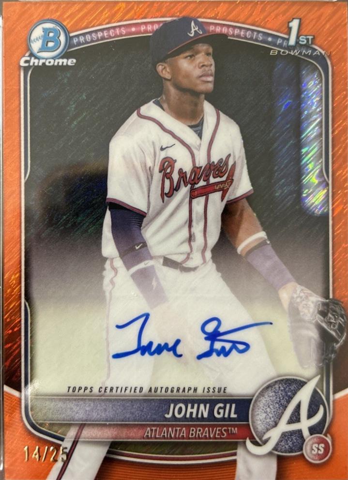 John Gil [Orange Shimmer Refractor] #CPA-JG