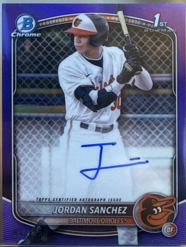 Jordan Sanchez [Purple Refractor] #CPA-JOS