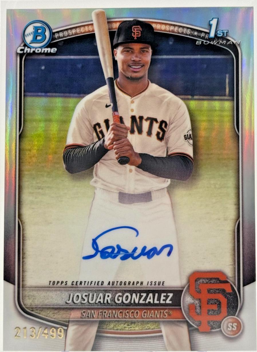 Josuar Gonzalez [Refractor] #CPA-JD