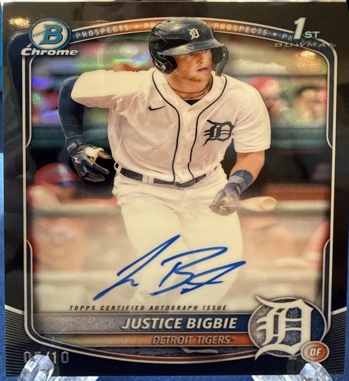 Justice Bigbie [Black Refractor] #CPA-JB