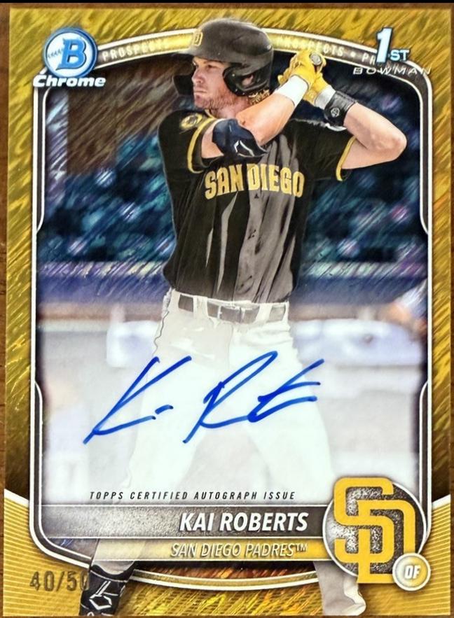 Kai Roberts [Gold Refractor] #CPA-KR