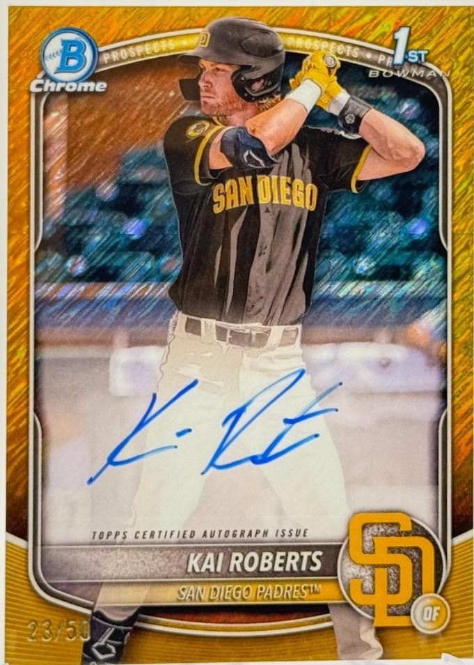 Kai Roberts [Gold Shimmer Refractor] #CPA-KR