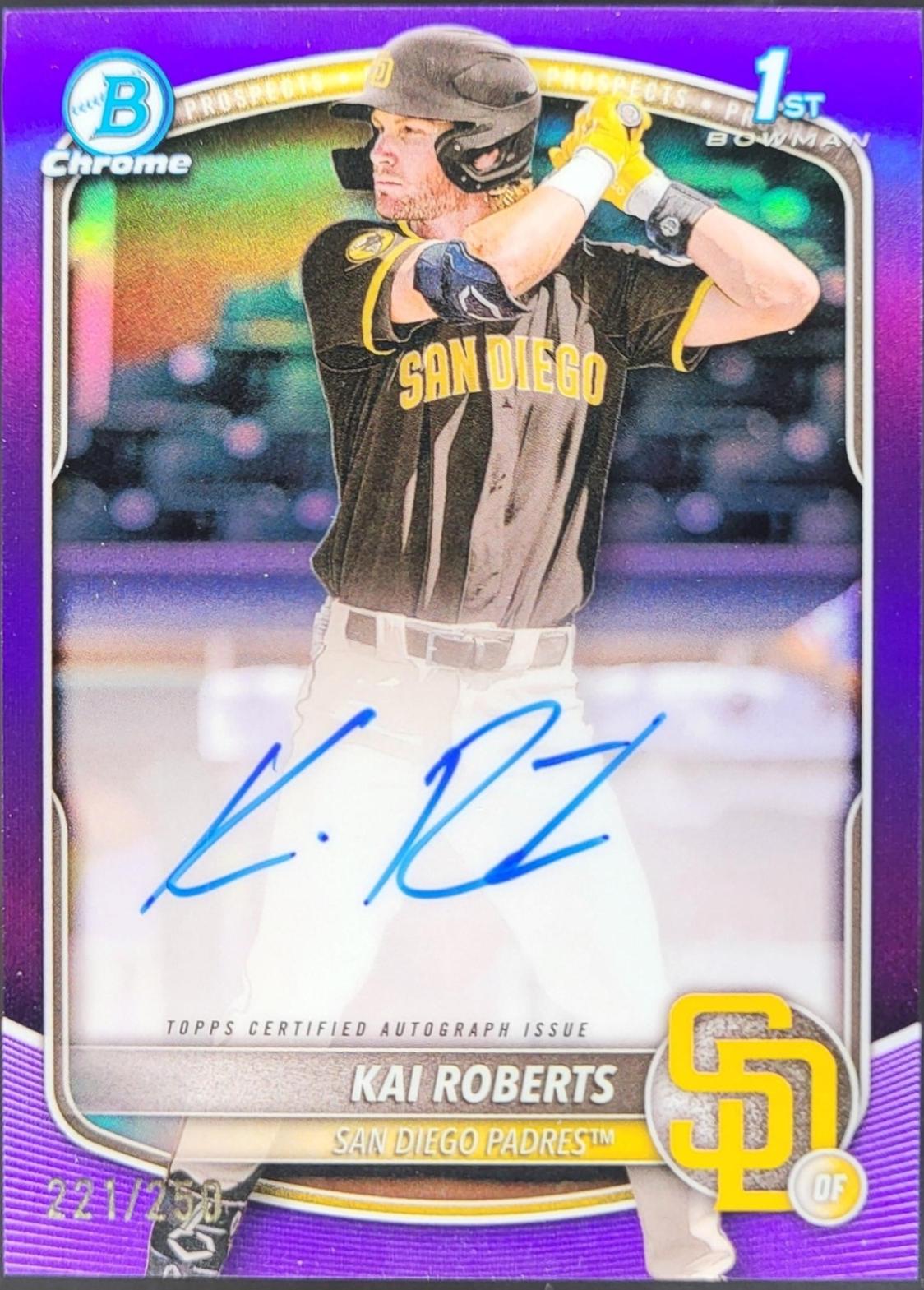 Kai Roberts [Purple Refractor] #CPA-KR