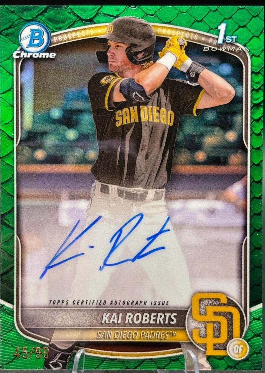 Kai Roberts [Reptilian Green Refractor] #CPA-KR