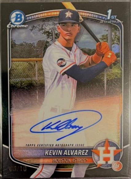 Kevin Alvarez [Black Refractor] #CPA-KA