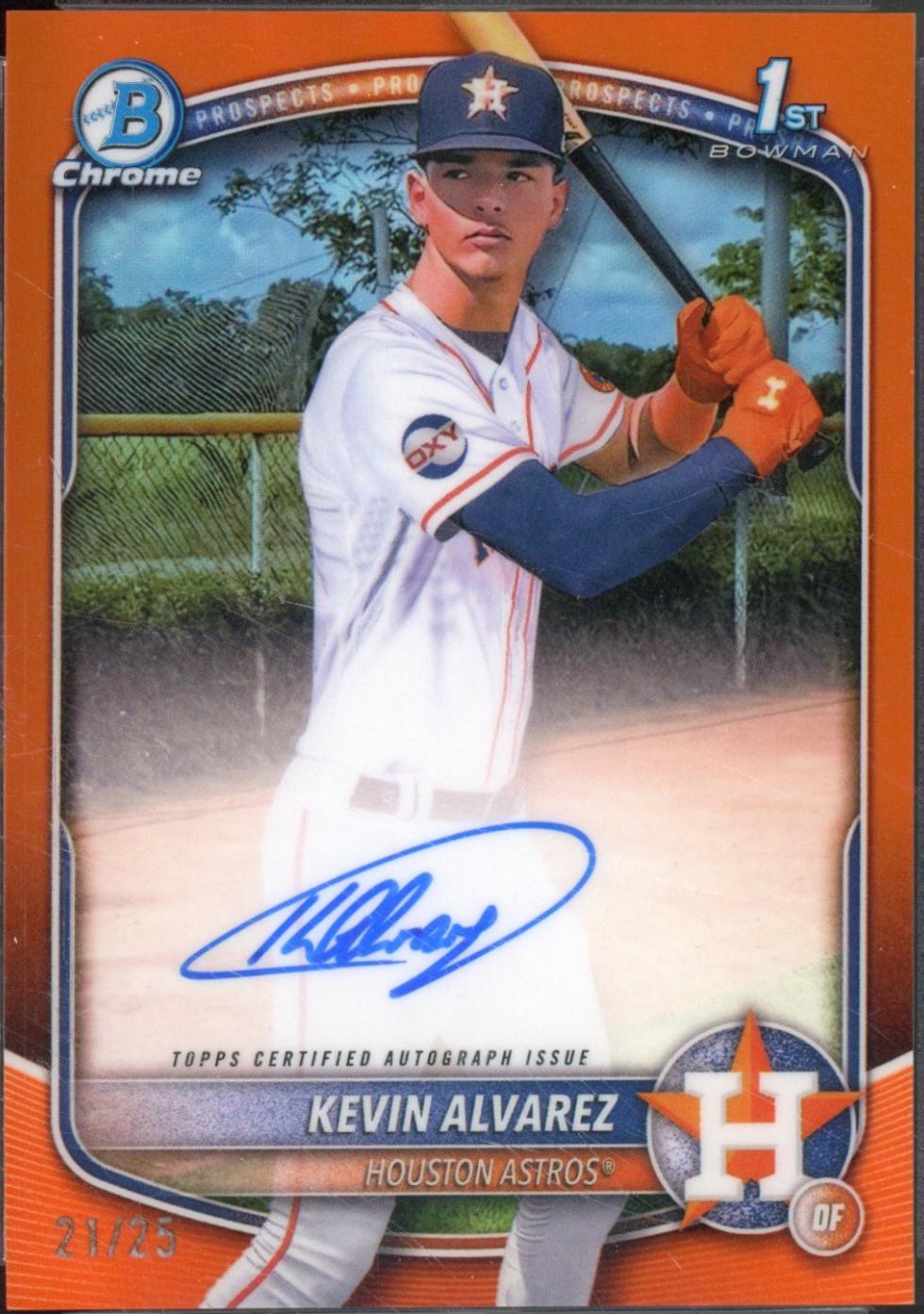 Kevin Alvarez [Orange Wave Refractor] #CPA-KA