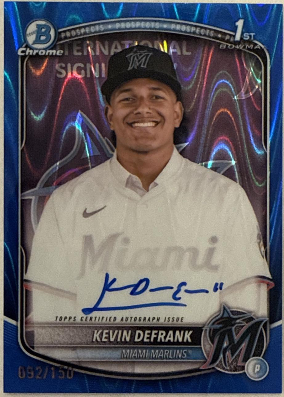 Kevin Defrank [Blue RayWave Refractor] #CPA-KD