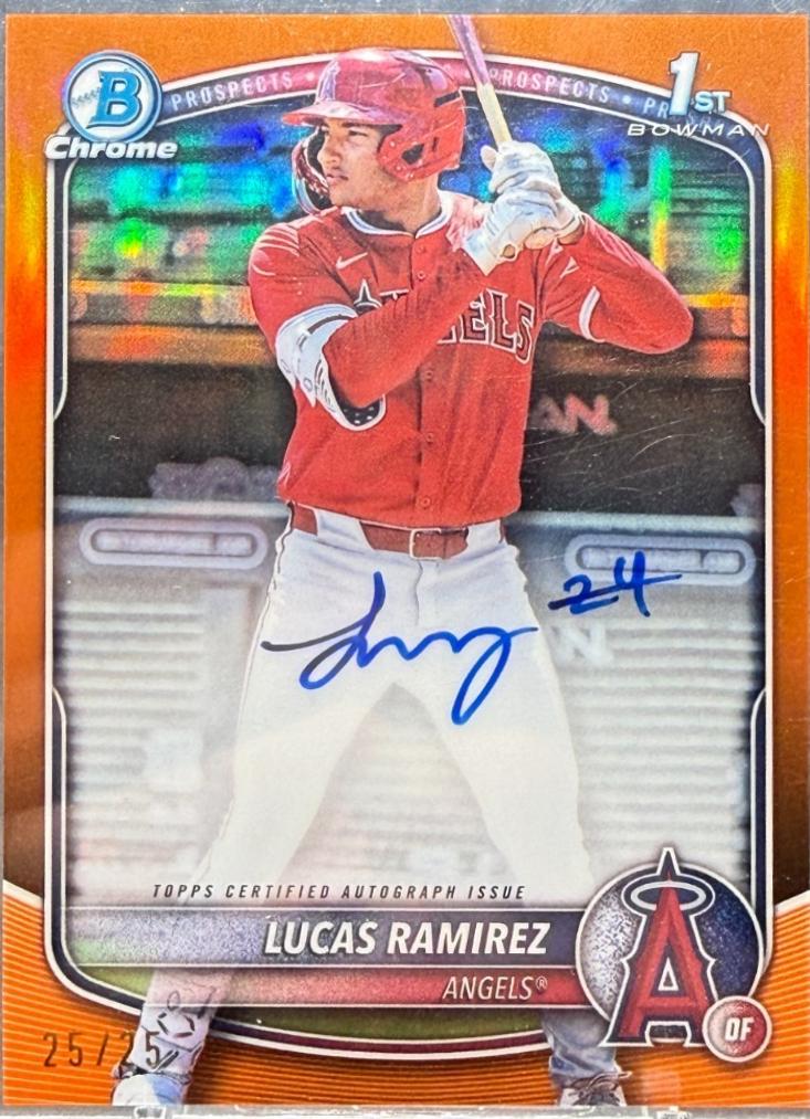 Lucas Ramirez [Orange Shimmer Refractor] #CPA-LR