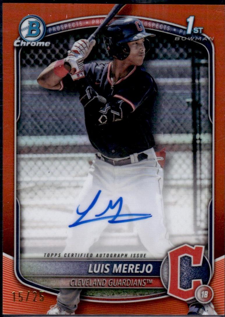 Luis Merejo [Orange Shimmer Refractor] #CPA-LM