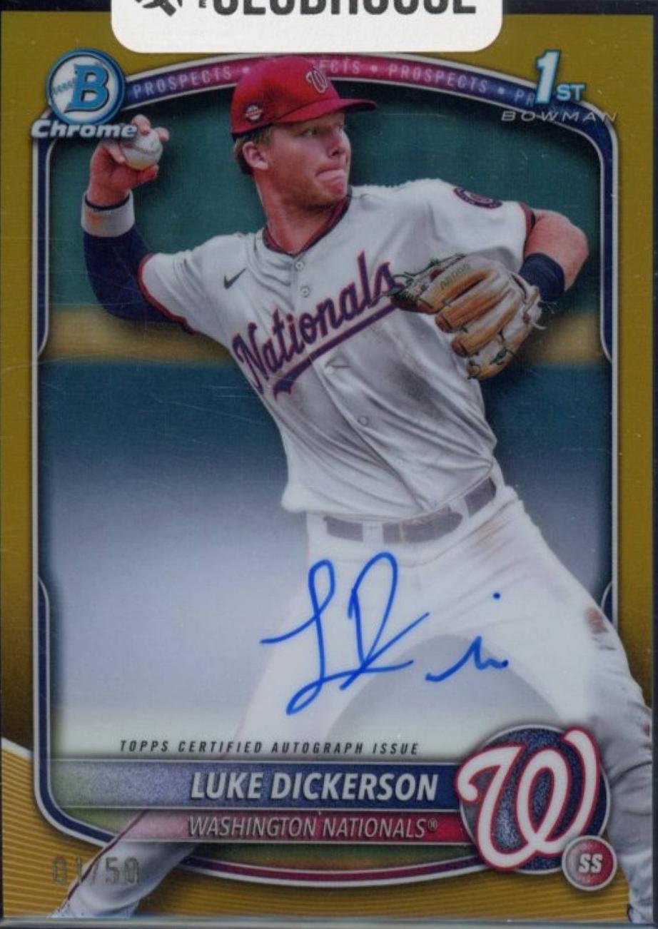 Luke Dickerson [Gold Refractor] #CPA-LDI