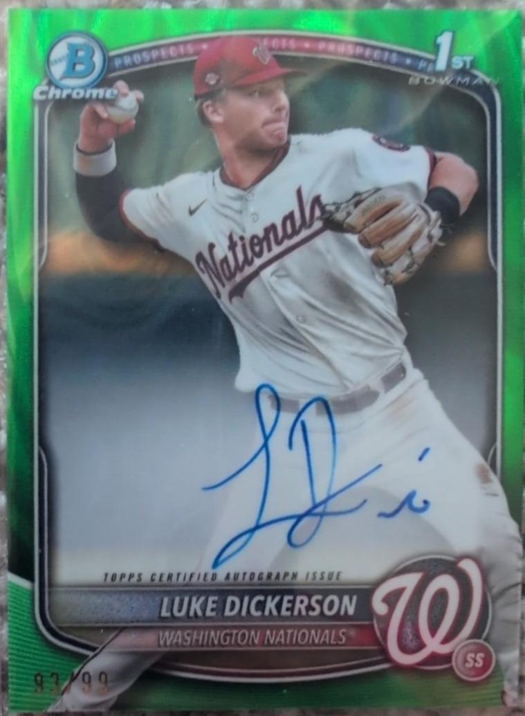 Luke Dickerson [Green Refractor] #CPA-LDI