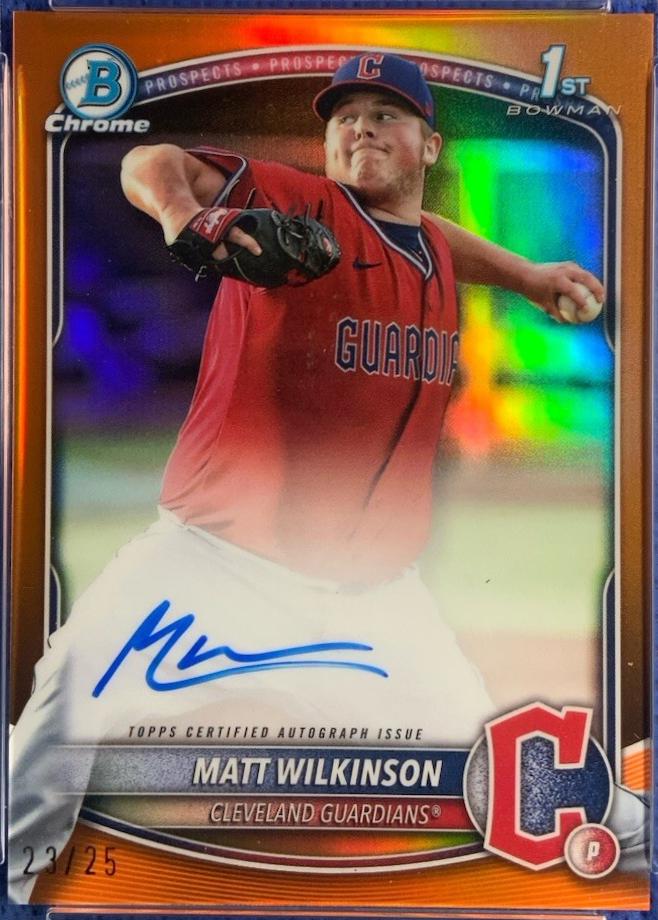 Matt Wilkinson [Orange Shimmer Refractor] #CPA-MW