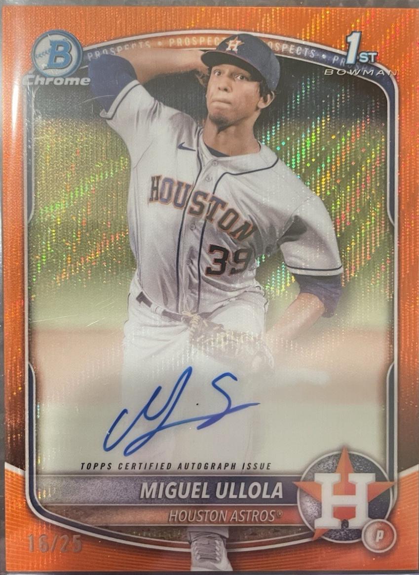 Miguel Ullola [Orange Shimmer Refractor] #CPA-MU