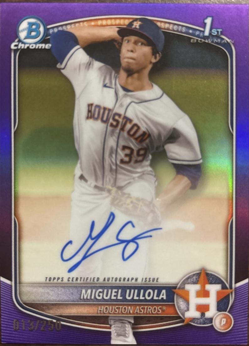 Miguel Ullola [Purple Refractor] #CPA-MU