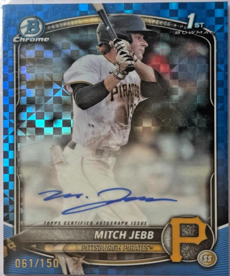 Mitch Jebb [Blue X-Fractor] #CPA-MJ