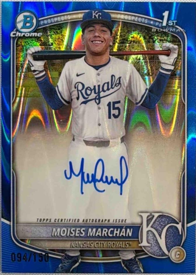 Moises Marchan [Blue RayWave Refractor] #CPA-MM