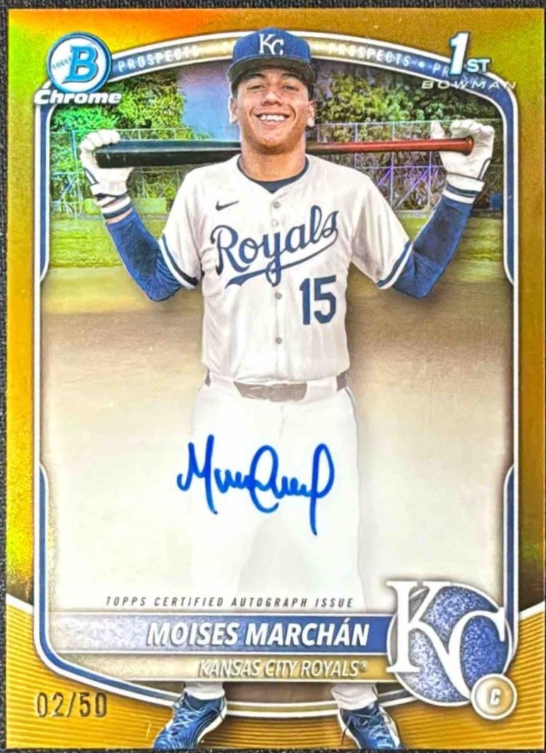 Moises Marchan [Gold Refractor] #CPA-MM