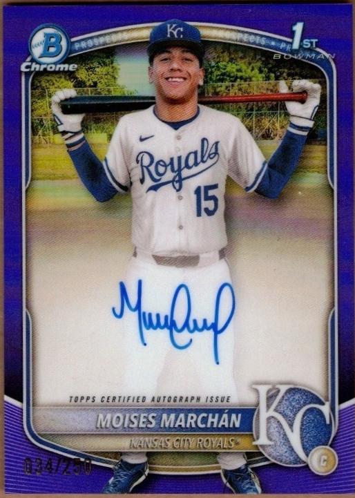 Moises Marchan [Purple Refractor] #CPA-MM
