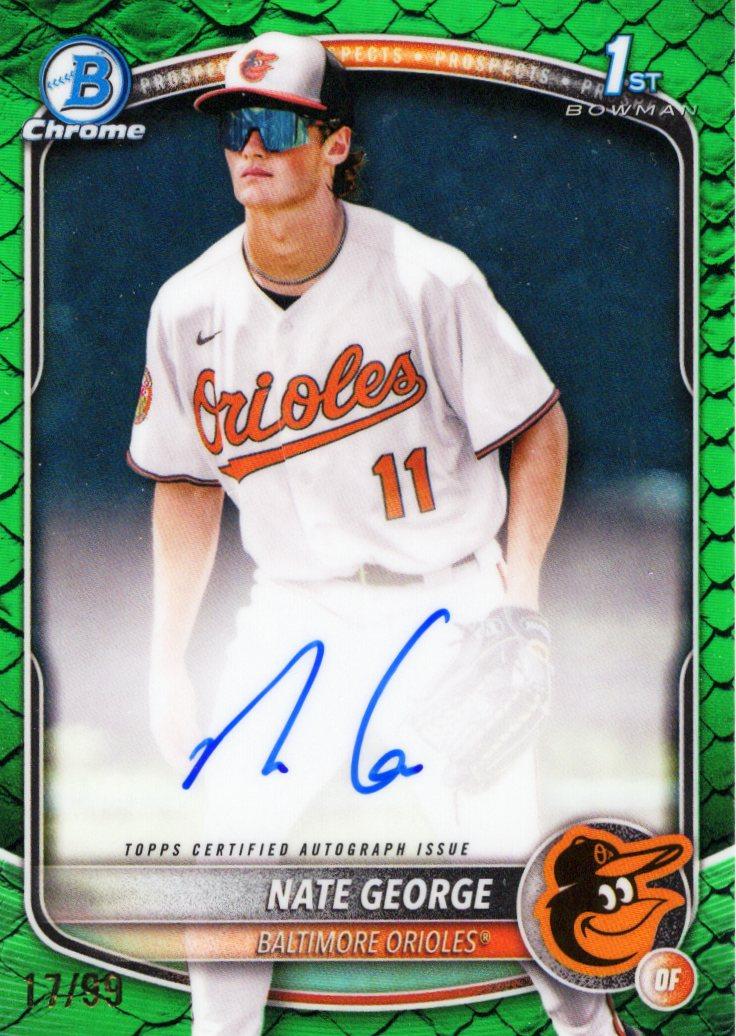 Nate George [Reptilian Green Refractor] #CPA-NG