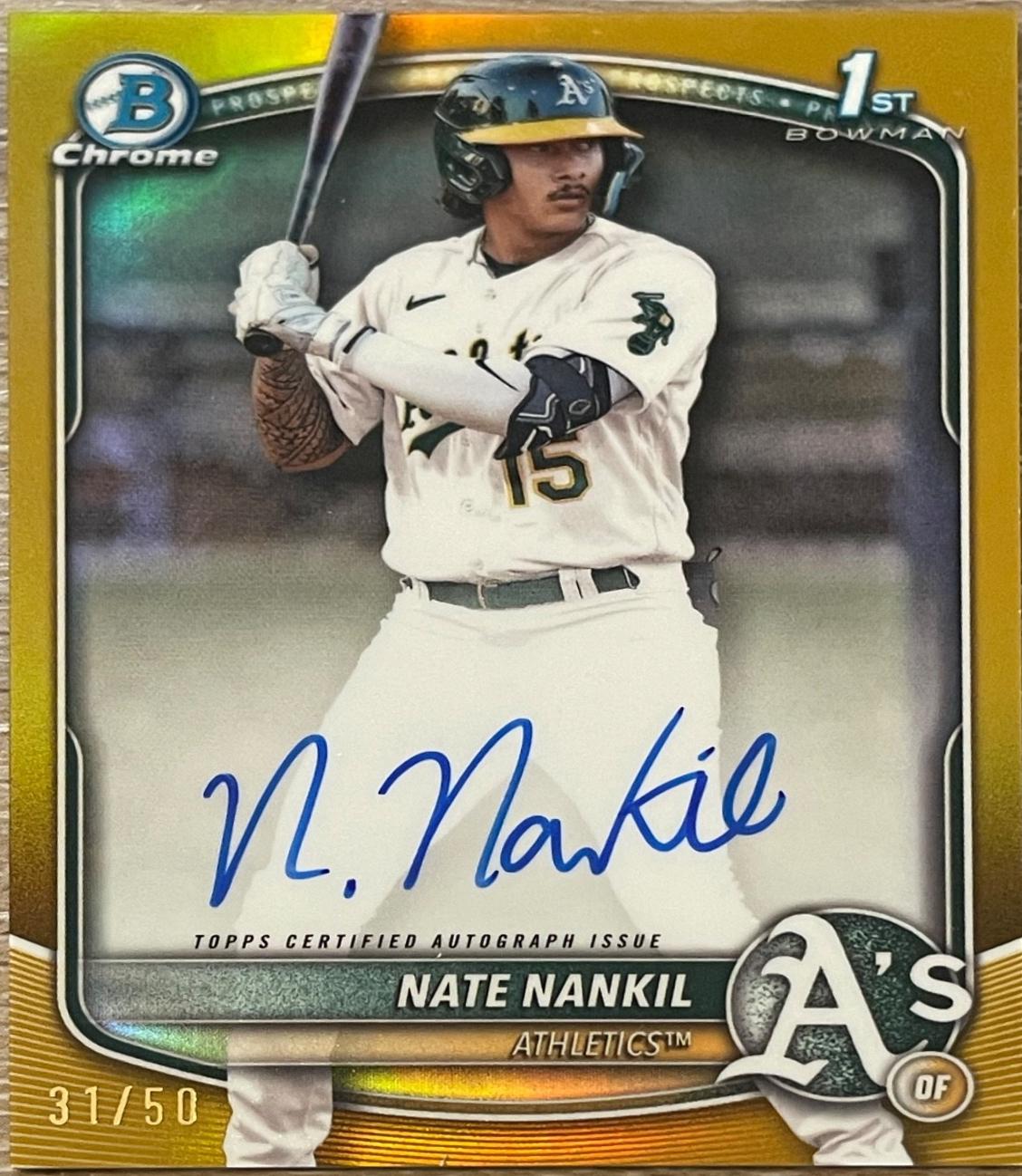 Nate Nankil [Gold] #CPA-NN