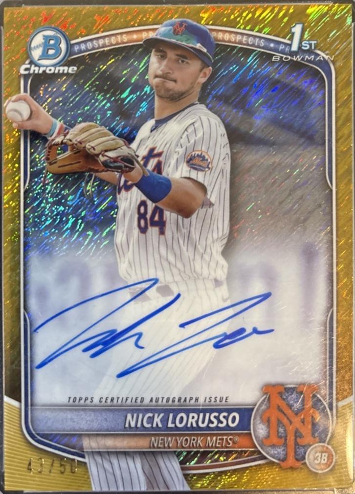 Nick Lorusso [Gold Shimmer Refractor] #CPA-NL