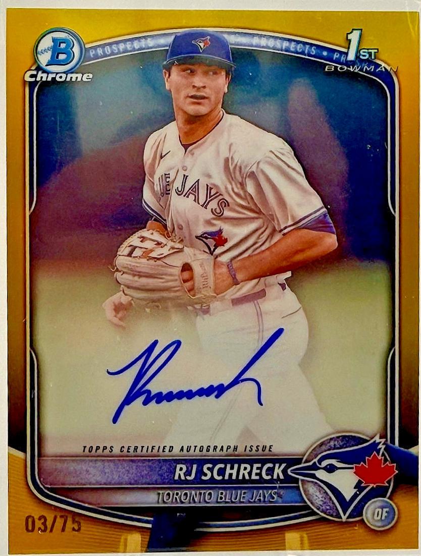 RJ Schreck [Yellow Refractor] #CPA-RSC