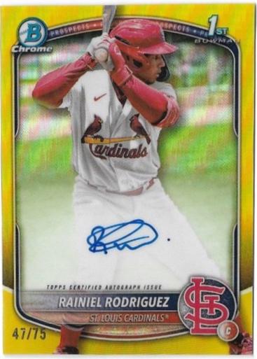 Rainiel Rodriguez [Yellow Refractor] #CPA-RR
