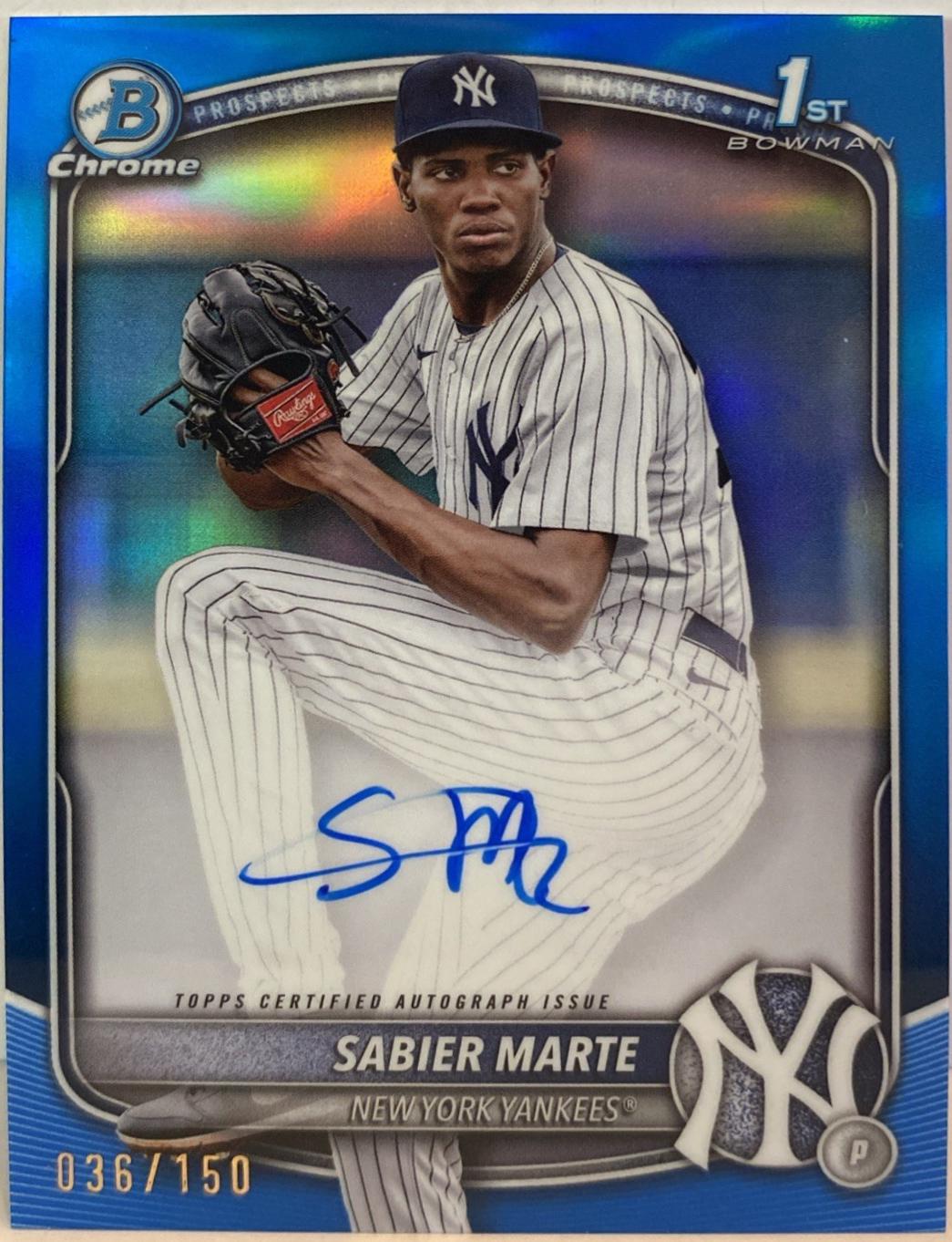 Sabier Marte [Blue Refractor] #CPA-SM