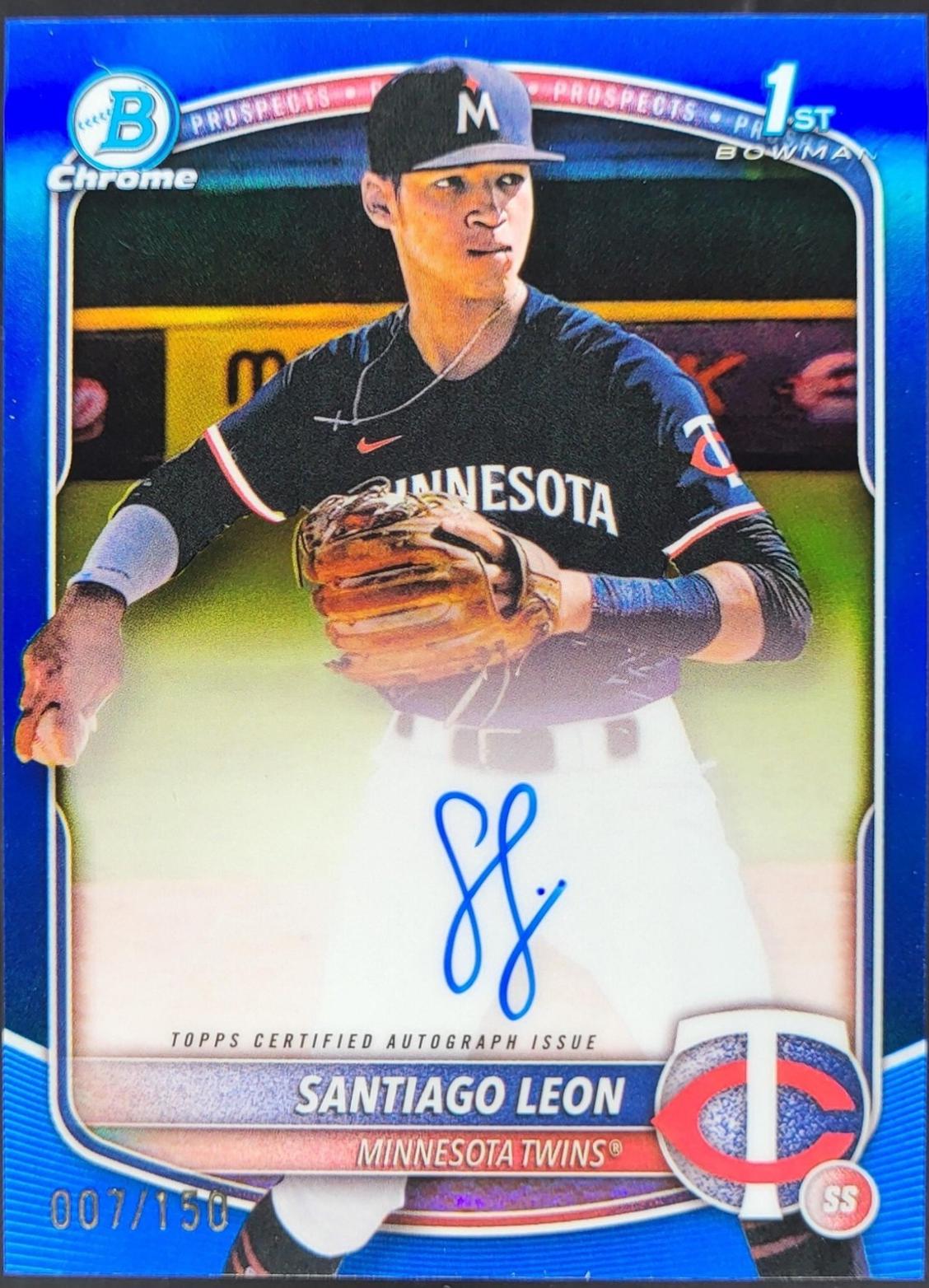 Santiago Leon [Blue Refractor] #CPA-SL