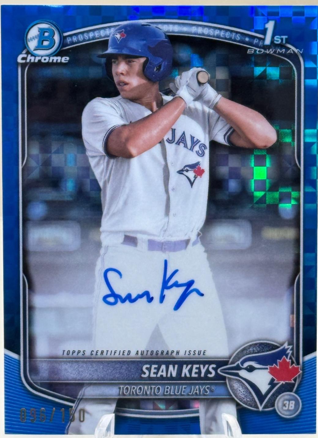 Sean Keys [Blue X-Fractor] #CPA-SK