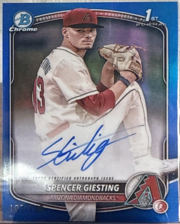 Spencer Giesting [Blue Refractor] #CPA-SG