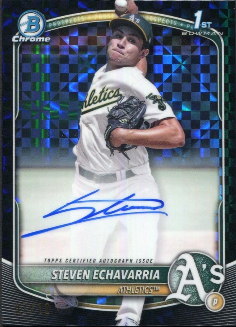 Steven Echavarria [Black X-Fractor] #CPA-SE