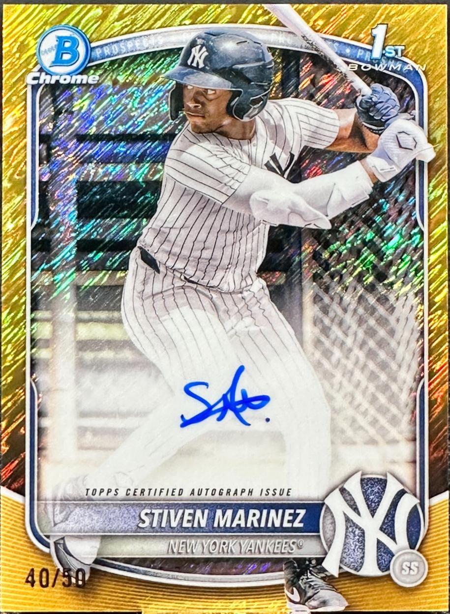Stiven Marinez [Gold Shimmer Refractor] #CPA-SMA