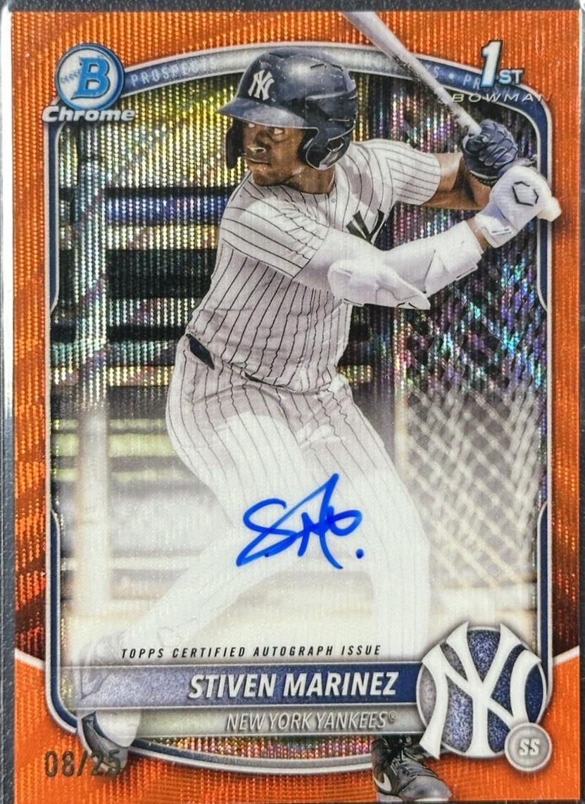 Stiven Marinez [Orange Wave Refractor] #CPA-SMA