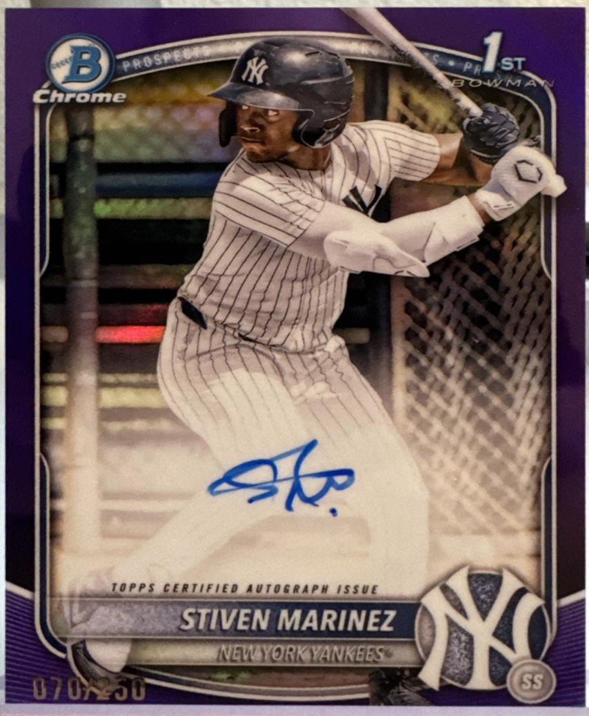Stiven Marinez [Purple Refractor] #CPA-SMA