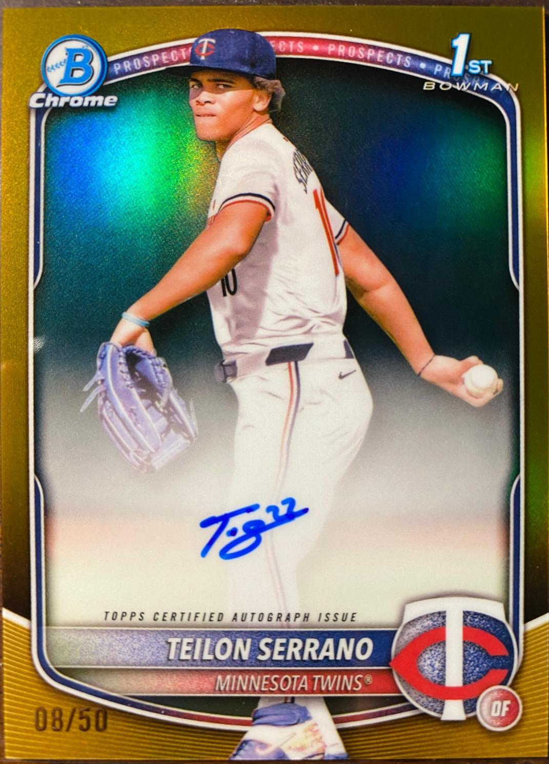 Teilon Serrano [Gold Refractor] #CPA-TS