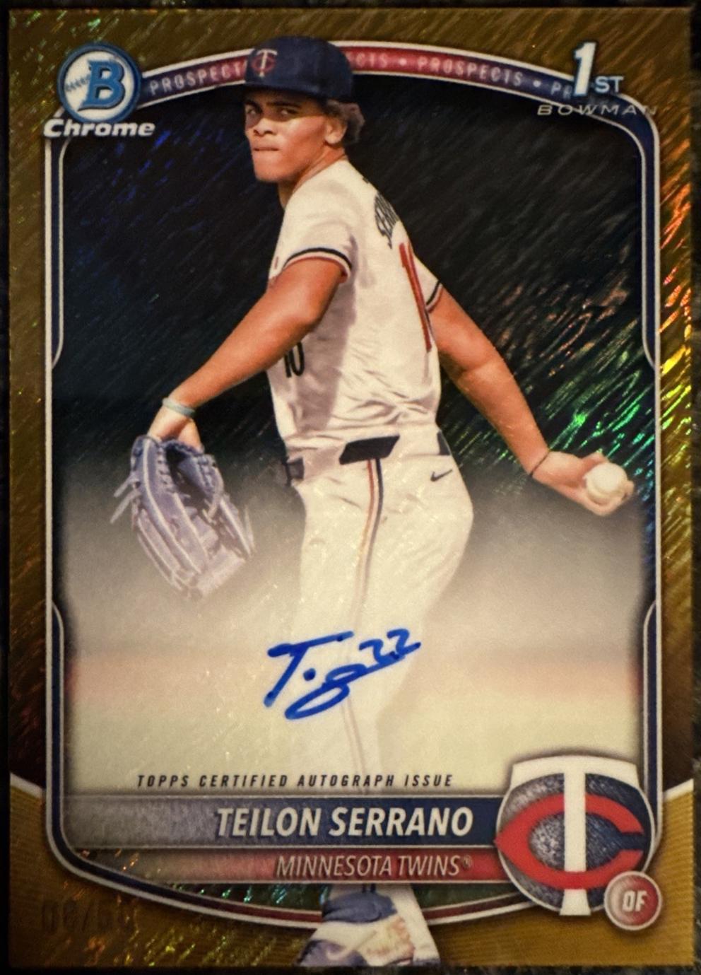 Teilon Serrano [Gold Shimmer Refractor] #CPA-TS