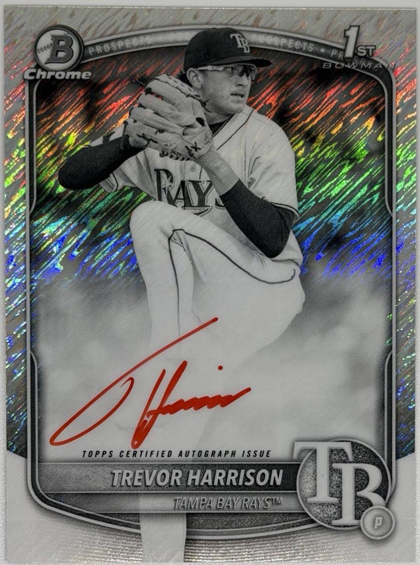 Trevor Harrison [Black White Shimmer Refractor] #CPA-THA