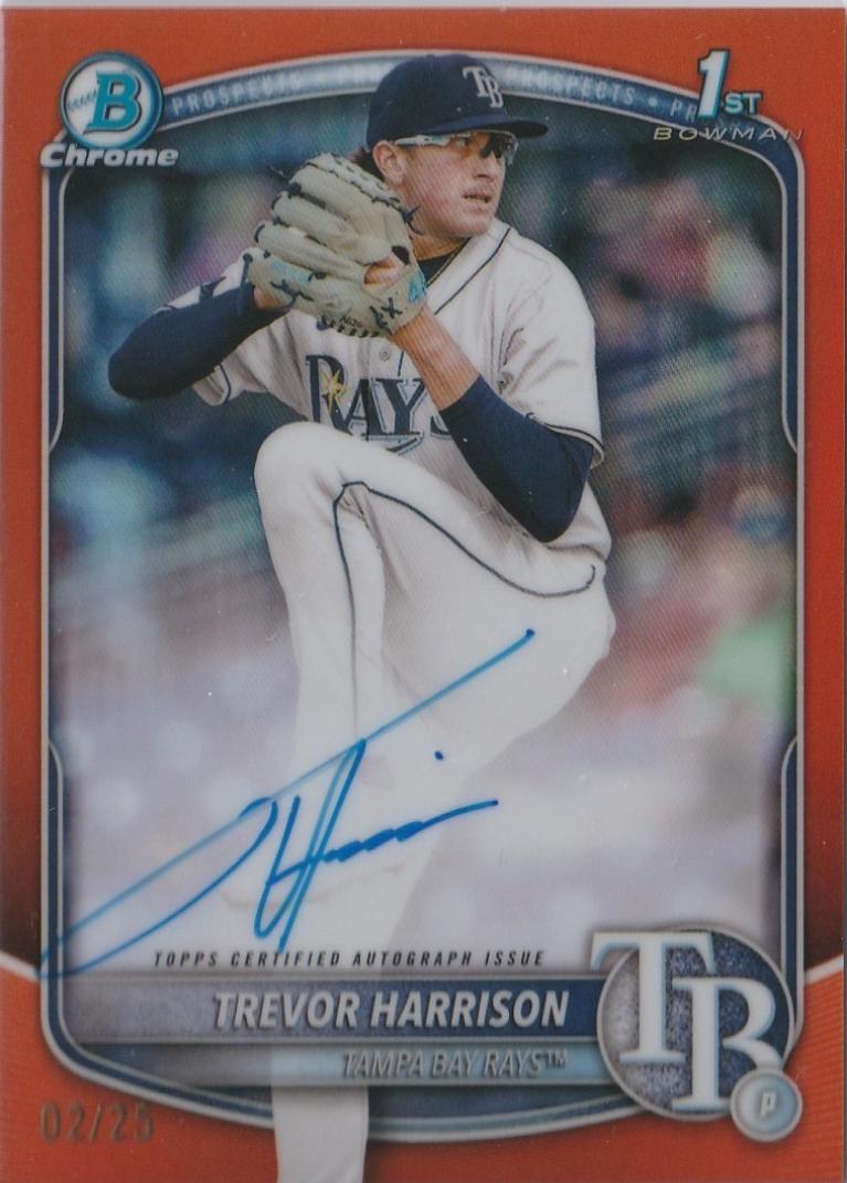 Trevor Harrison [Orange Shimmer Refractor] #CPA-THA