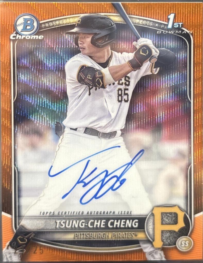 Tsung-Che Cheng [Orange Shimmer Refractor] #CPA-TC