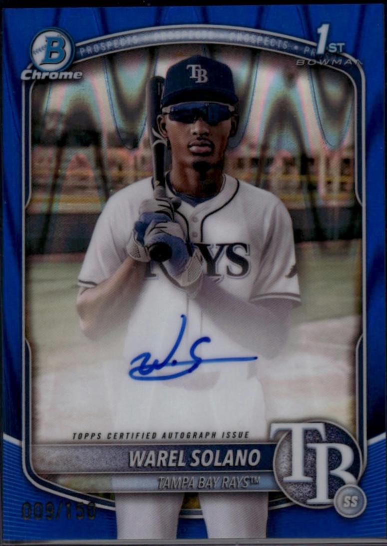 Warel Solano [Blue RayWave Refractor] #CPA-WS