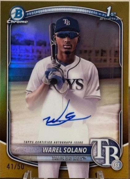 Warel Solano [Gold Refractor] #CPA-WS