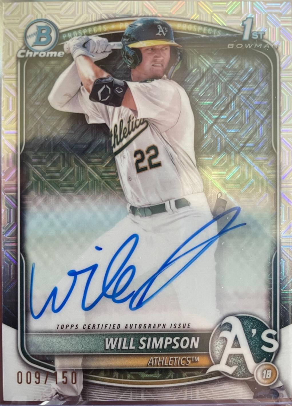 Will Simpson [Blue] #CPA-WSI