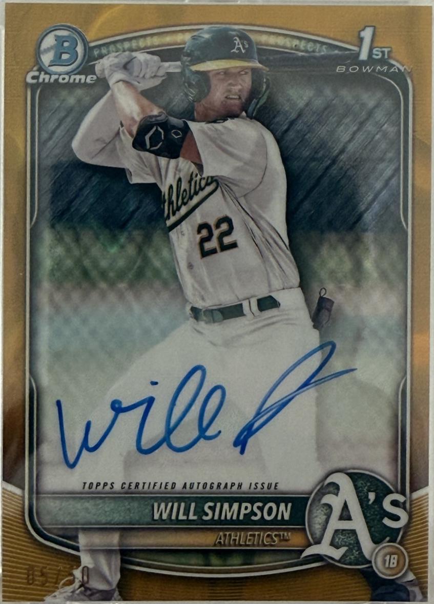 Will Simpson [Gold] #CPA-WSI