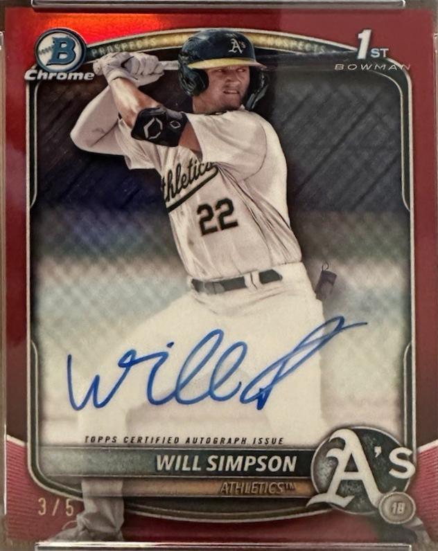 Will Simpson [Red] #CPA-WSI