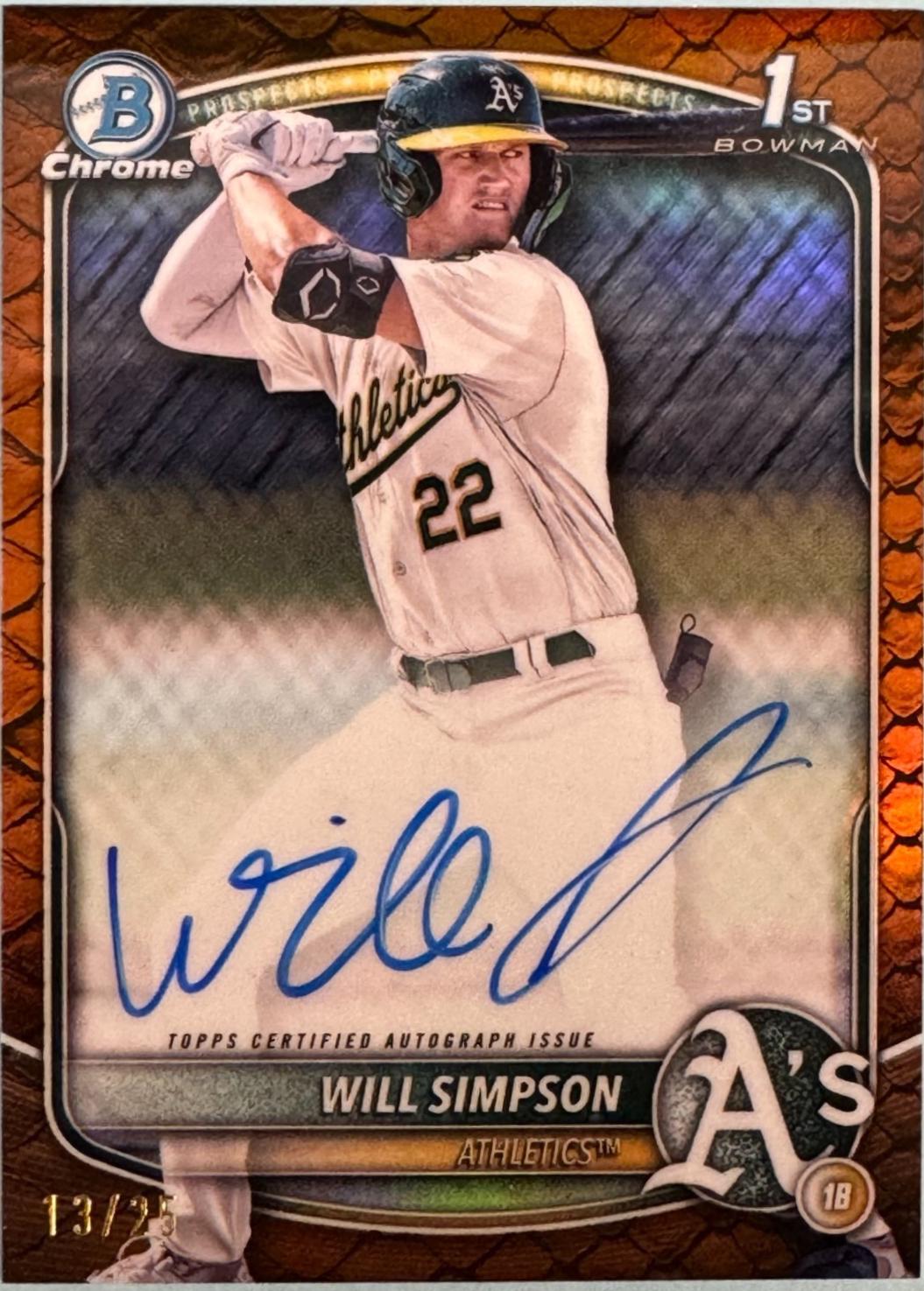 Will Simpson [Reptilian Orange] #CPA-WSI