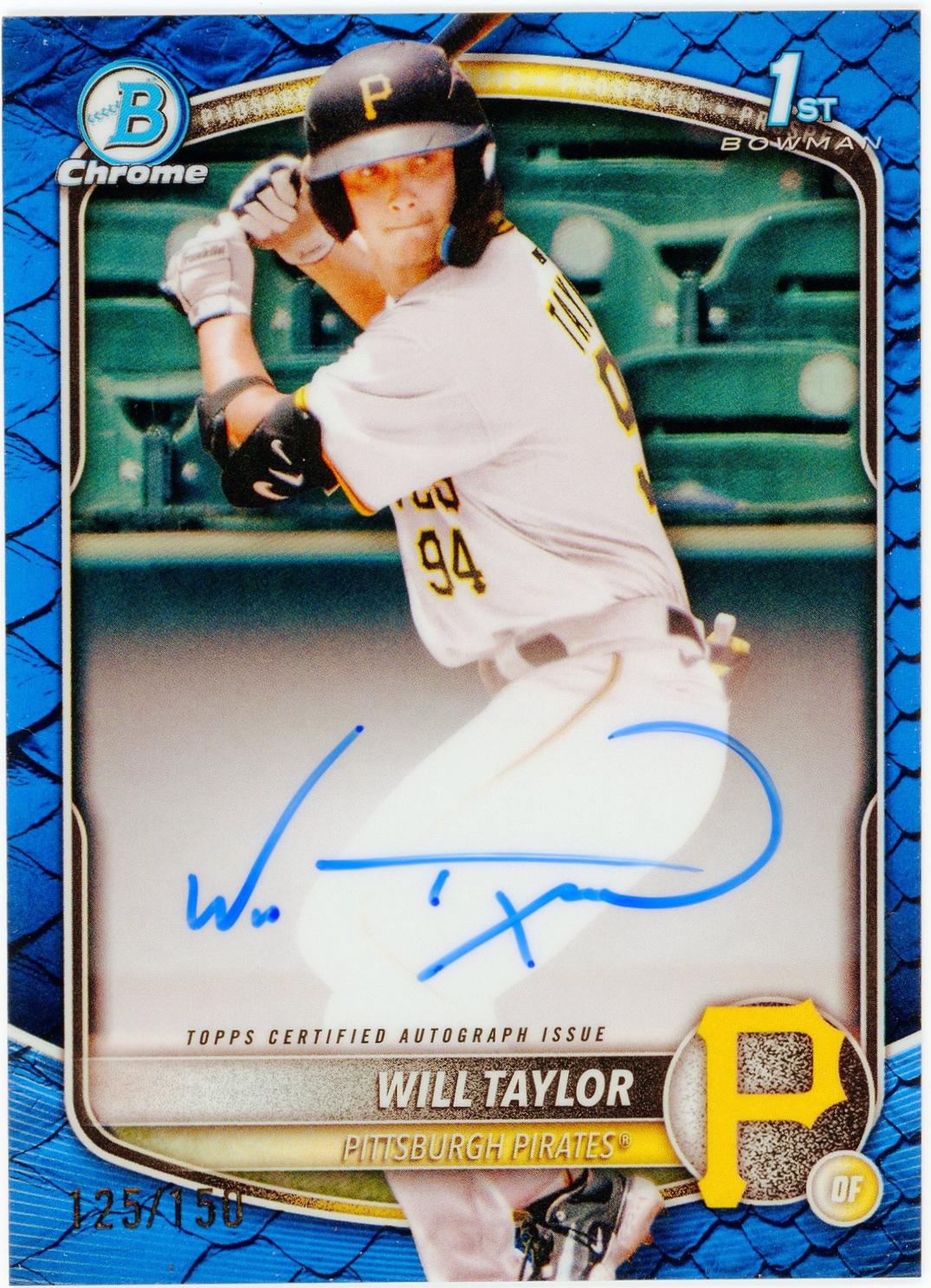 Will Taylor [Reptilian Blue Refractor] #CPA-WT