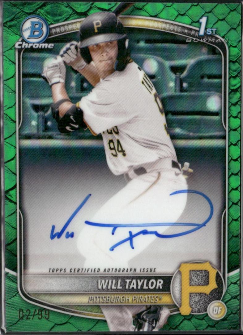 Will Taylor [Reptilian Green Refractor] #CPA-WT
