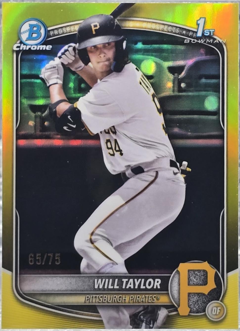 Will Taylor [Yellow Refractor] #CPA-WT