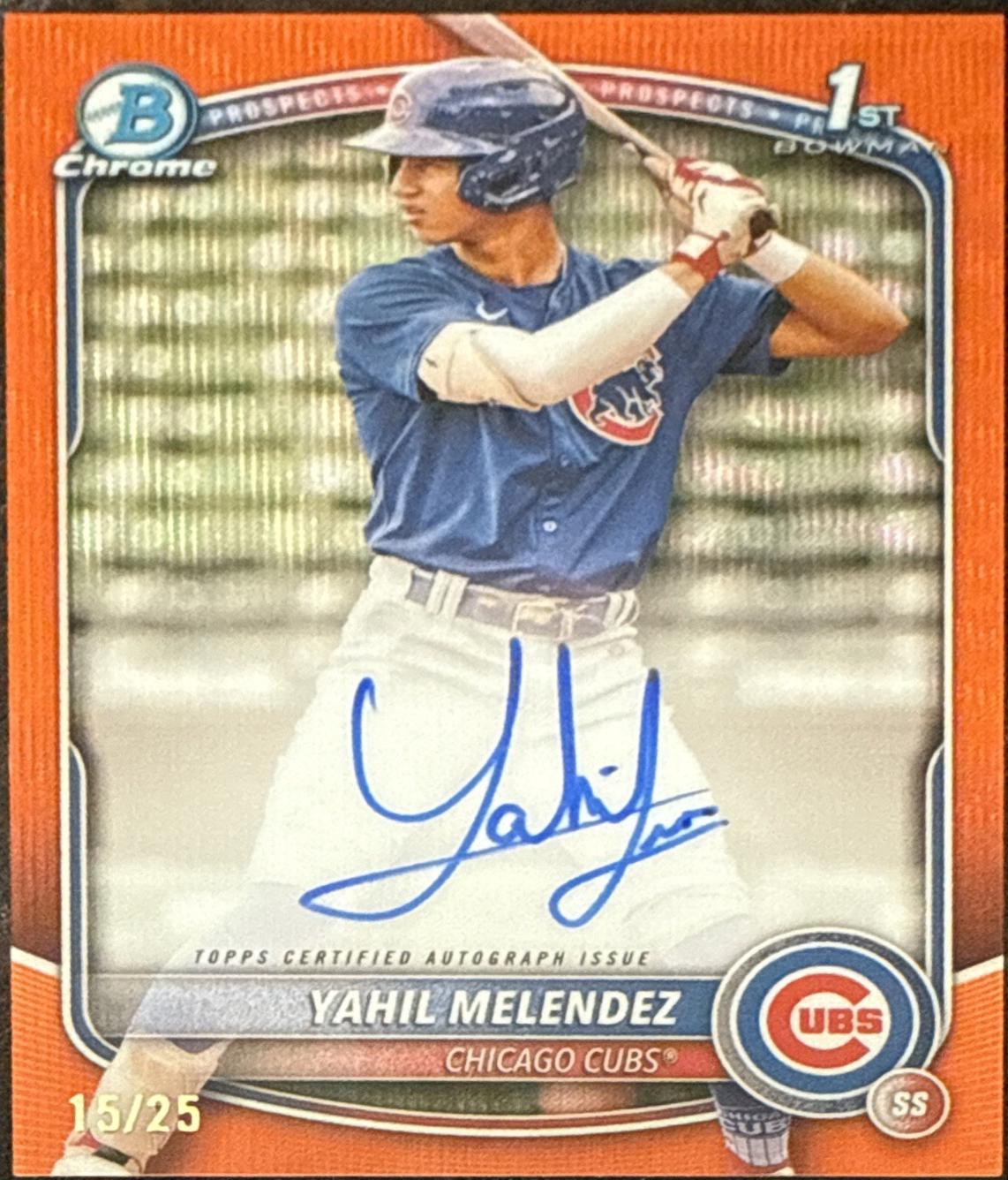 Yahil Melendez [Orange Mojo] #CPA-YM